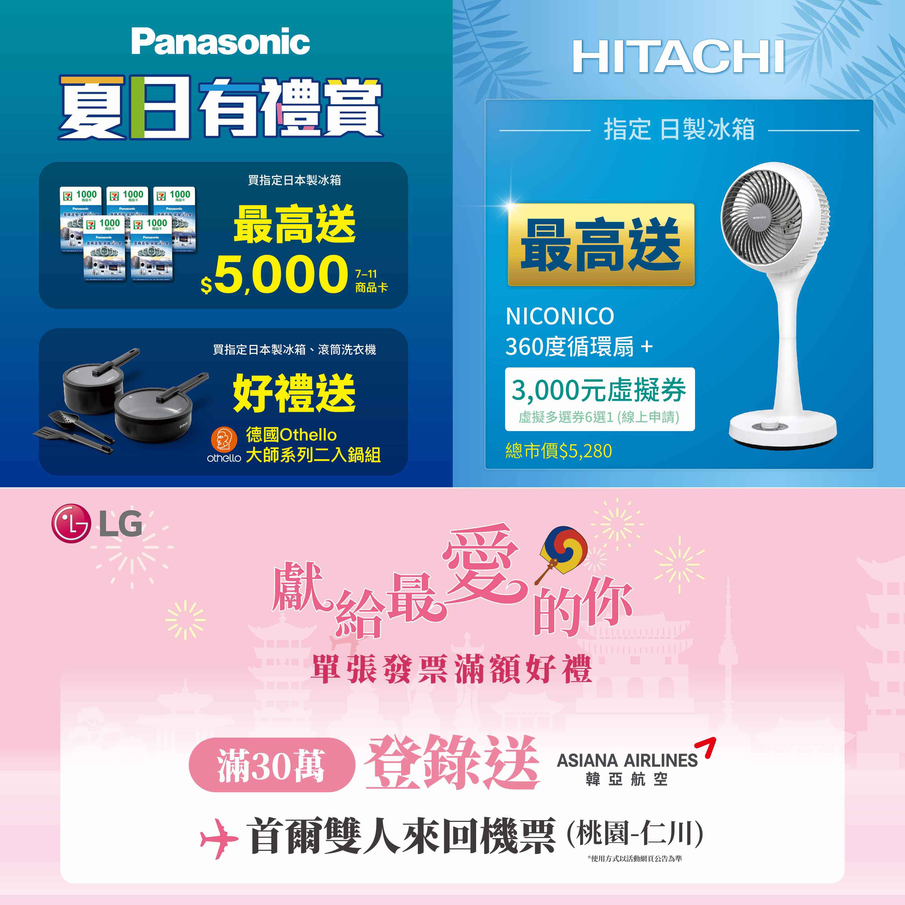 Panasonic/Hitachi/LG